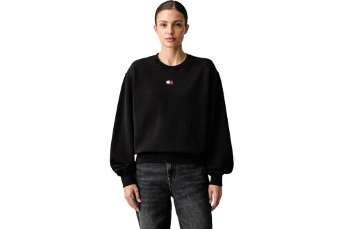 Tommy Jeans Badge Crew Μπλούζα Με Λαιμόκοψη Γυναικεία (DW0DW23297 BDS)