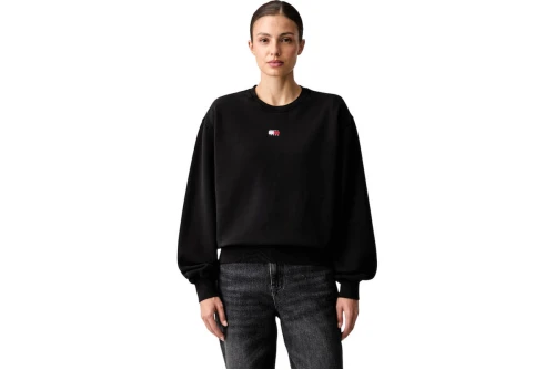 Tommy Jeans Badge Crew Μπλούζα Με Λαιμόκοψη Γυναικεία (DW0DW23297 BDS)