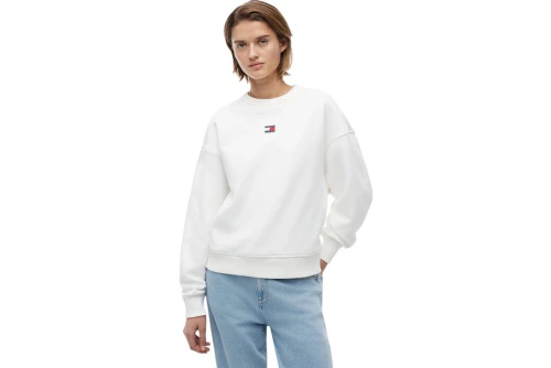 Tommy Jeans Badge Crew Μπλούζα Με Λαιμόκοψη Γυναικεία (DW0DW23297 YBL)