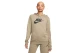 Nike Sportswear Essential Γυναικείο Φούτερ με Κουκούλα Χακί