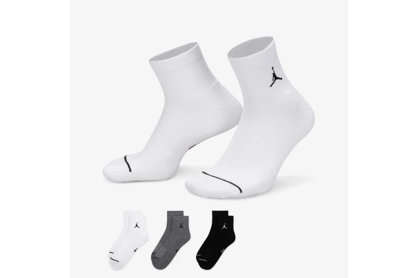 Jordan Everyday Ankle Κοντές Kάλτσες 3 Ζευγάρια