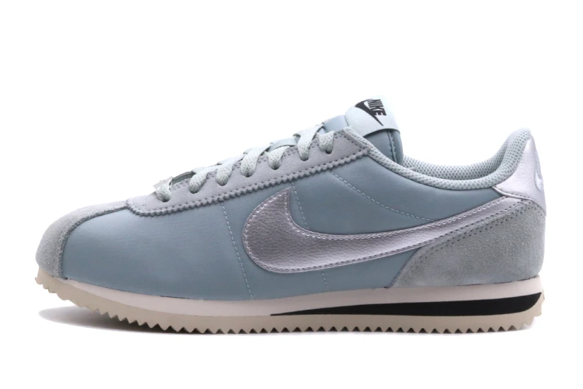 Nike Cortez Γυναικεία Sneakers Γκρι, Ασημί, Λευκά