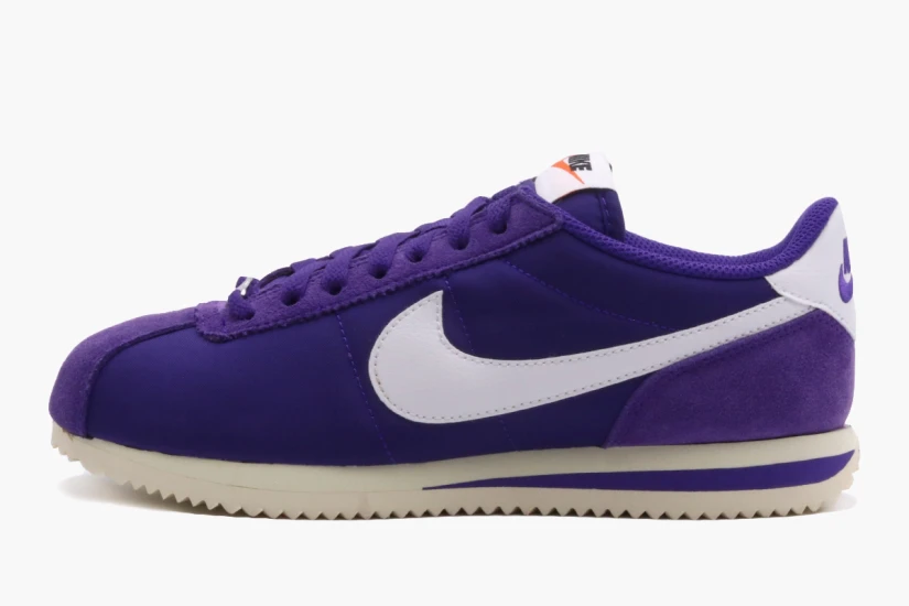 Nike Cortez Γυναικεία Sneakers Μωβ, Λευκά