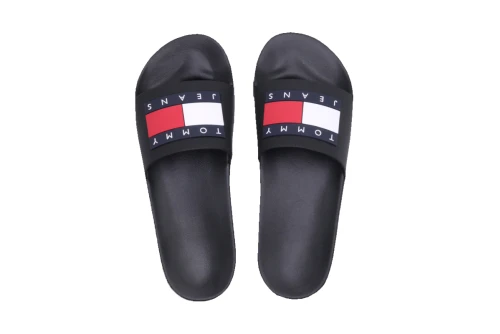 Tommy Jeans Flag Badge Pool Slides Παντόφλες (EM0EM01191 BDS)