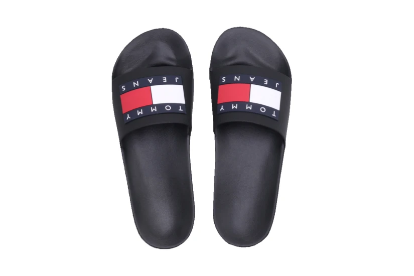 Tommy Jeans Flag Badge Pool Slides Παντόφλες (EM0EM01191 BDS)
