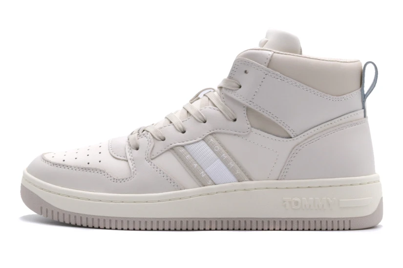 Tommy Jeans Tjw Retro Basket Mc Leather Mix Sneakers (EN0EN02205 YBI)