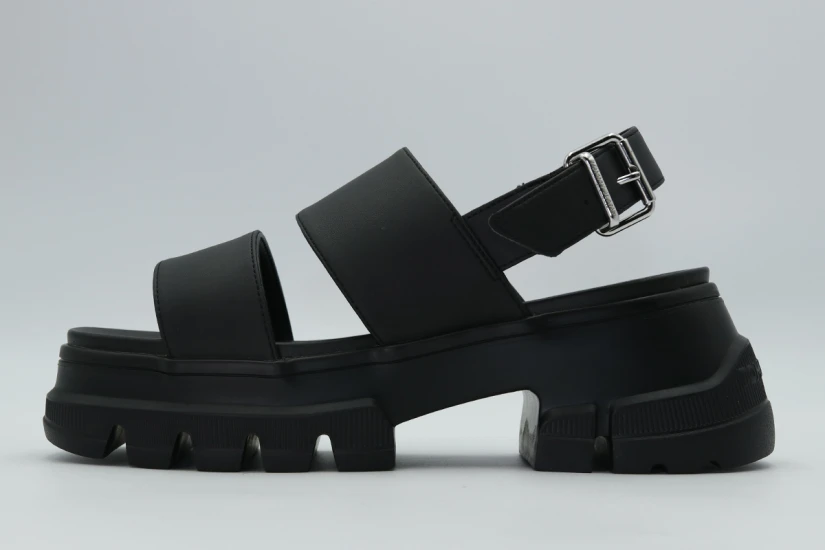 Tommy Jeans Chunky Γυναικεία Σανδάλια Μαύρα