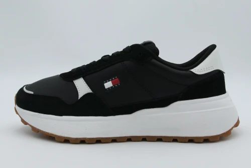 Tommy Jeans Retro Logo Leather Cleat Chunky Sneakers (EN0EN03123 BDS)