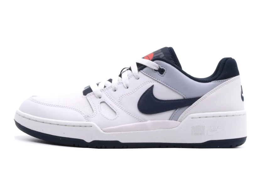 Nike Full Force Low Ανδρικά Sneakers Λευκά, Μαύρα, Γκρι