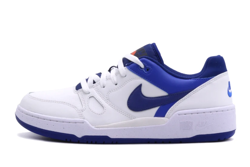Nike Full Force Χαμηλά Ανδρικά Sneakers Λευκά, Μπλε