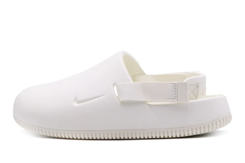 Nike Calm Γυναικεία Mules Λευκά