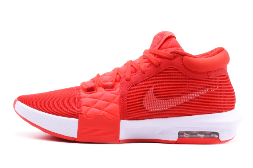 Nike Lebron Witness 8 Ανδρικά Μπασκετικά Παπούτσια Κοραλλί, Λευκά