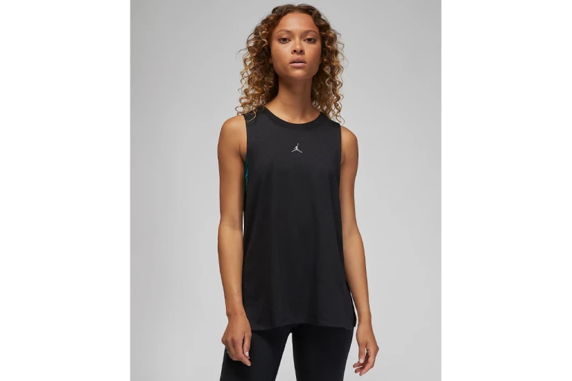 Jordan Sport Diamond Γυναικεία Αθλητική Αμάνικη Μπλούζα Μαύρη