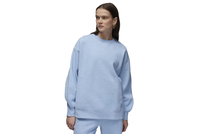 Jordan Flight Fleece Γυναικείο Φούτερ Σιέλ