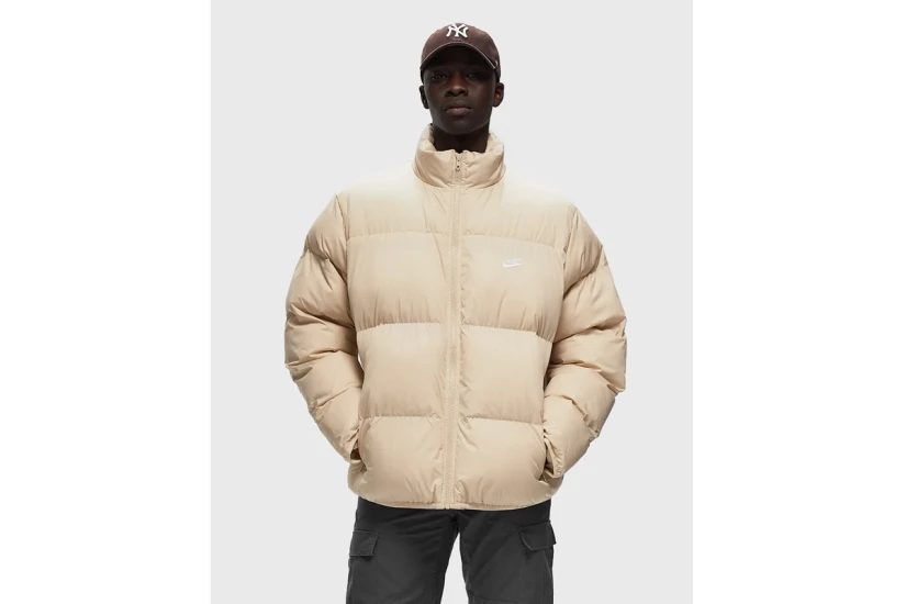 Nike Sportswear Club Ανδρικό Puffer Μπουφάν Μπεζ