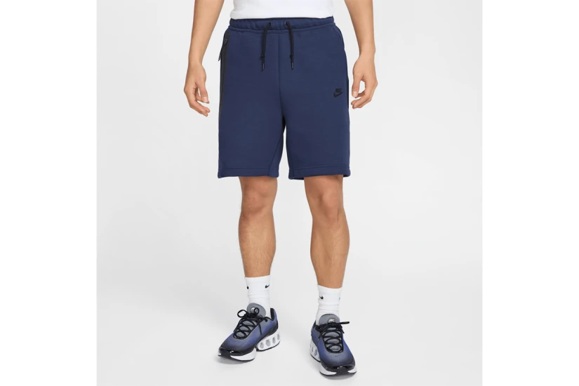 Nike Sportswear Tech Fleece Ανδρική Αθλητική Βερμούδα Μπλε Σκούρο