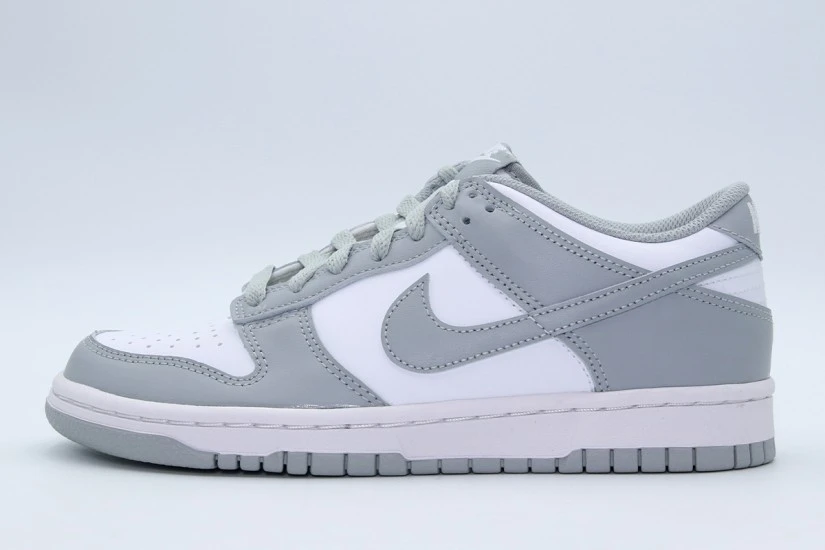 Nike Dunk Low Sneakers Γκρι, Λευκά