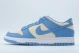 Nike Dunk Low Sneakers Σιέλ, Εκρού