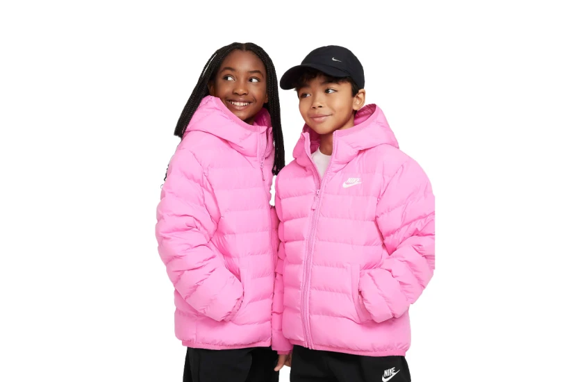 Nike Sportswear Lightweight Παιδικό Puffer Μπουφάν Ροζ