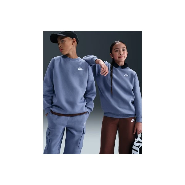 Nike Sportswear Club Fleece Μπλούζα Με Λαιμόκοψη (FD2923 499)