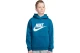 Nike Sportswear Club Fleece Παιδικό Φούτερ με Κουκούλα Πετρόλ