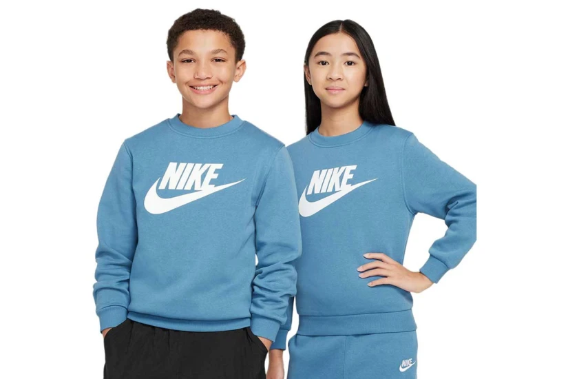 Nike Sportswear Club Fleece Παιδική Μακρυμάνικη Μπλούζα Ραφ