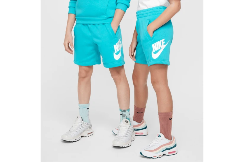 Nike Sportswear Club Fleece Παιδική Αθλητική Βερμούδα Βεραμάν