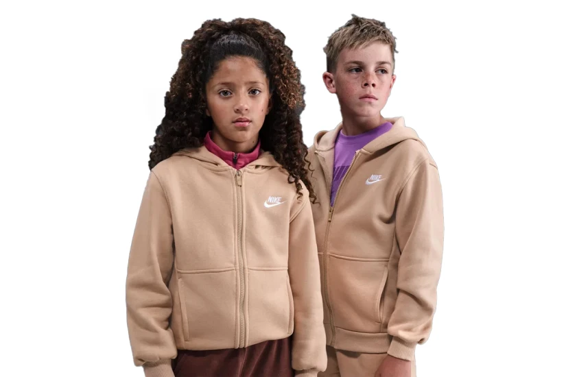 Nike Sportswear Club Fleece Παιδική Ζακέτα με Κουκούλα