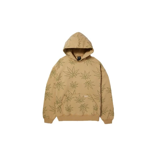 Huf Plantlife Fleece Hoodie Ανδρικό (FL00205 OATMEAL)