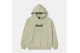 Huf Logo Applique Fleece Ανδρικό Φούτερ Με Κουκούλα Μπεζ