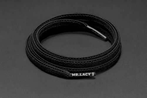 Mr.lacy Flexies 90Cm Κορδόνια Ελαστικά (FLEXIES BLACK)