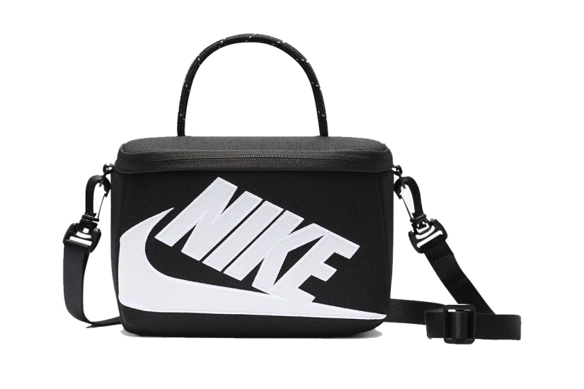 Nike Shoe Box Τσαντάκι Ώμου - Χιαστί Μαύρο, Λευκό