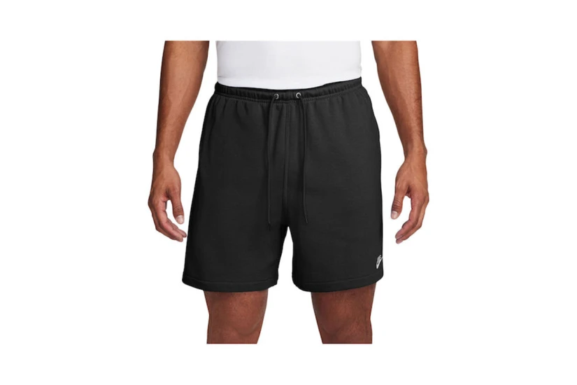 Nike Club French Terry Flow Ανδρικό Αθλητικό Σορτς Μαύρο