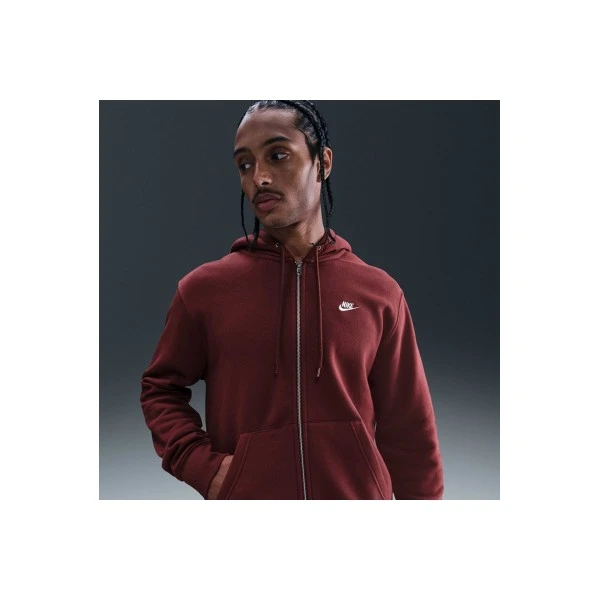 Nike Club Fleece Ζακέτα Βαμβακερή Ανδρική (FN3861 619)