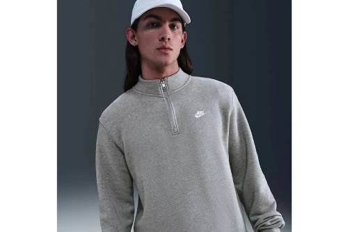 Nike Sportswear Club Fleece Μπλούζα Με Φερμουάρ Ανδρική (FN3864 063)