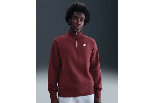 Nike Sportswear Club Fleece Μπλούζα Με Φερμουάρ Ανδρική (FN3864 619)