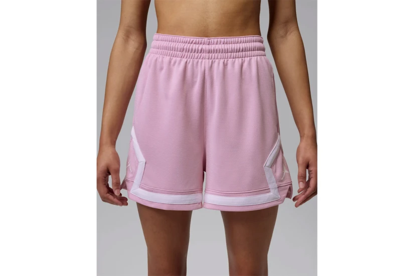 Jordan Sport Diamond Γυναικεία Μπασκετική Βερμούδα Ροζ, Λευκή