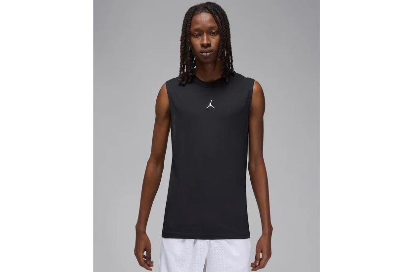 Jordan Sport Dri-FIT Ανδρική Αμάνικη Μπλούζα Μαύρη