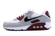 Nike Air Max 90 Ανδρικά Sneakers Λευκά, Γκρι, Μαύρα, Μπορντό