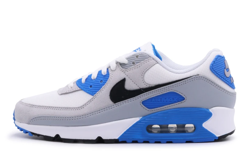 Nike Air Max 90 Ανδρικά Sneakers Γκρι, Λευκά, Ρουά