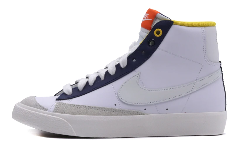 Nike Blazer Mid 77 Παιδικά Sneakers Λευκά, Γκρι, Μπλε Σκούρα