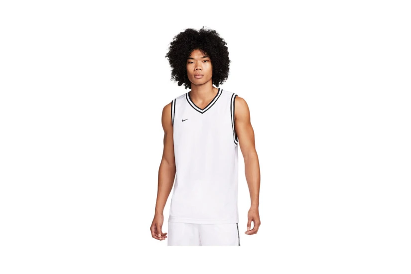 Nike DNA Dri-FIT Ανδρική Αθλητική Αμάνικη Μπλούζα Λευκή