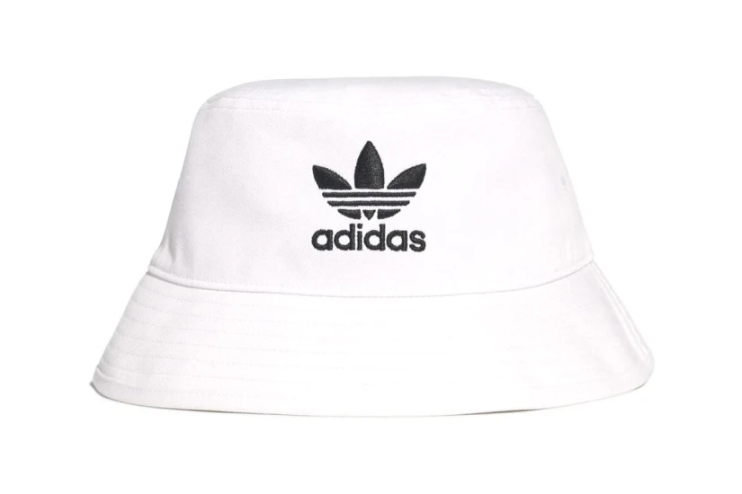Adidas Originals Adicolor Trefoil Bucket Καπέλο Λευκό