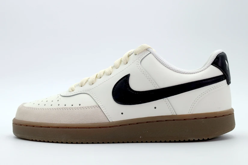 Nike Court Vision Low Sneakers Εκρού, Μαύρα, Καφέ