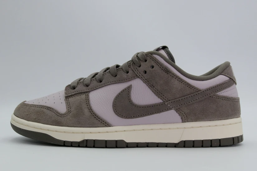 Nike Dunk Low Ανδρικά Sneakers Γκρι, Λιλά