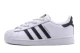 Adidas Originals Superstar Βρεφικά Λευκά, Μαύρα