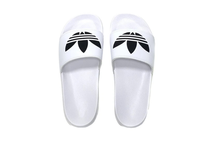 Adidas Originals Adilette Lite Unisex Παντόφλες Λευκές
