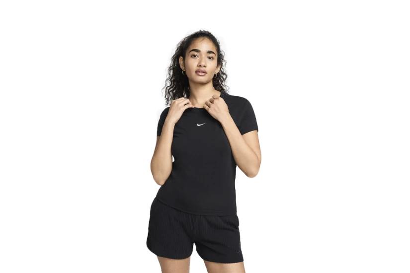 Nike Sportswear Chill Knit Γυναικείο Κοντομάνικο T-Shirt Μαύρο