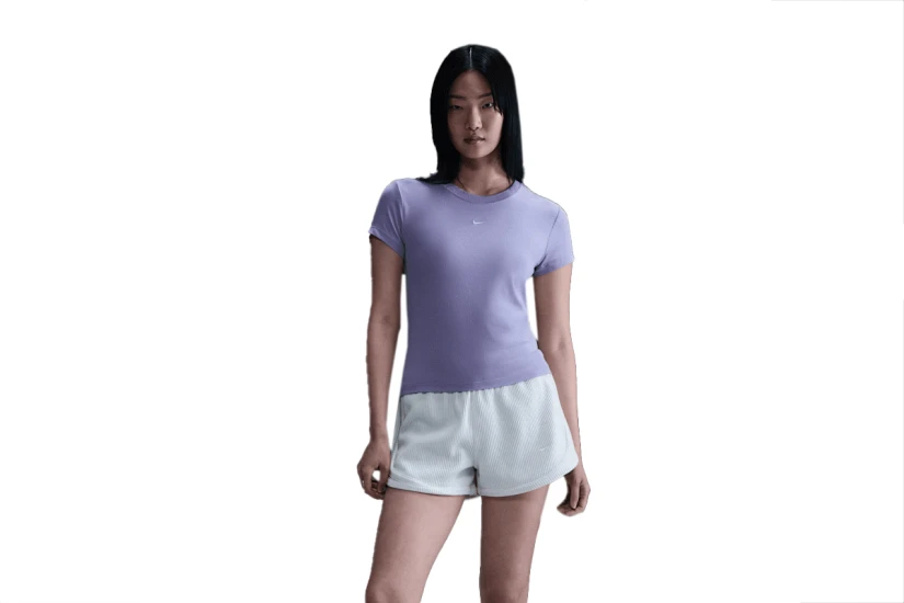 Nike Sportswear Chill Knit Γυναικείο Κοντομάνικο T-Shirt Λιλά