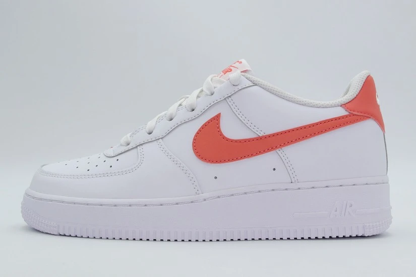 Nike Air Force 1 Sneakers Λευκά, Κοραλλί